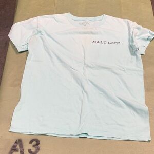 Salt Life Kids Aqua Short Sleeve Tee